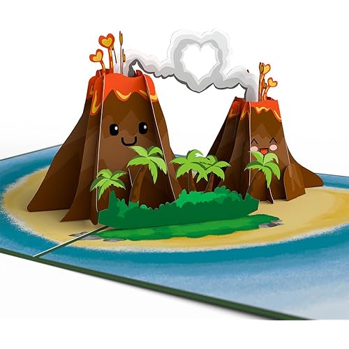 Lovepop Everyday Pop-Up Card for Her, Him, Girls, Boys - 3D Love Greeting Cards - I Lava You - 5" x 7" - Blank Note Card & Envelope Included