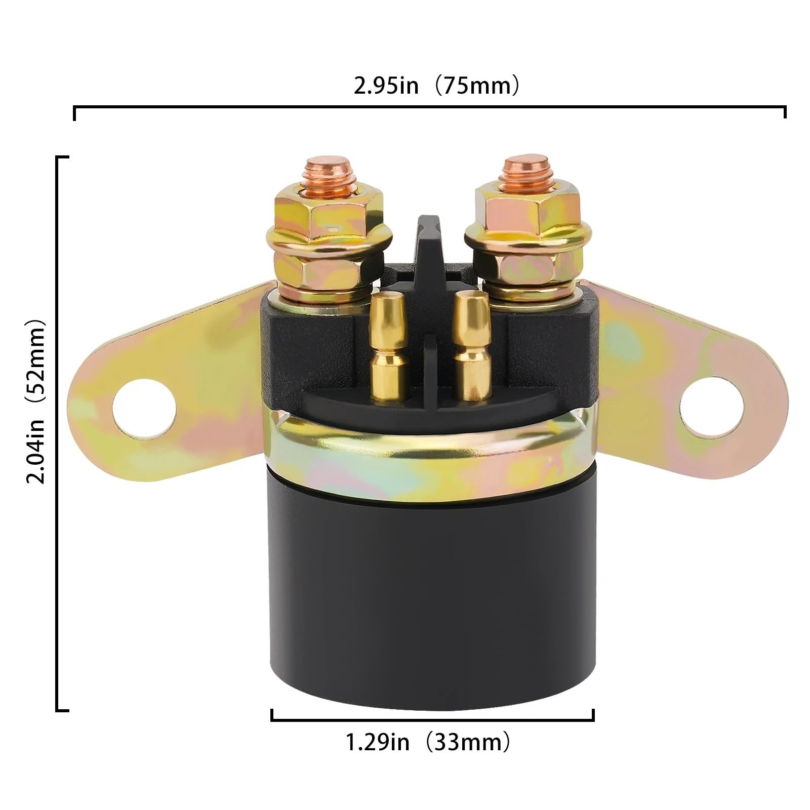 Relè Elettromagnetico Per Suzuki DR250 90-95 / LS650 / LT160E LT230E LT300E LT-4WD Quadrunner Interruttori Relè Solenoide Avviamento Elettrico Motociclette