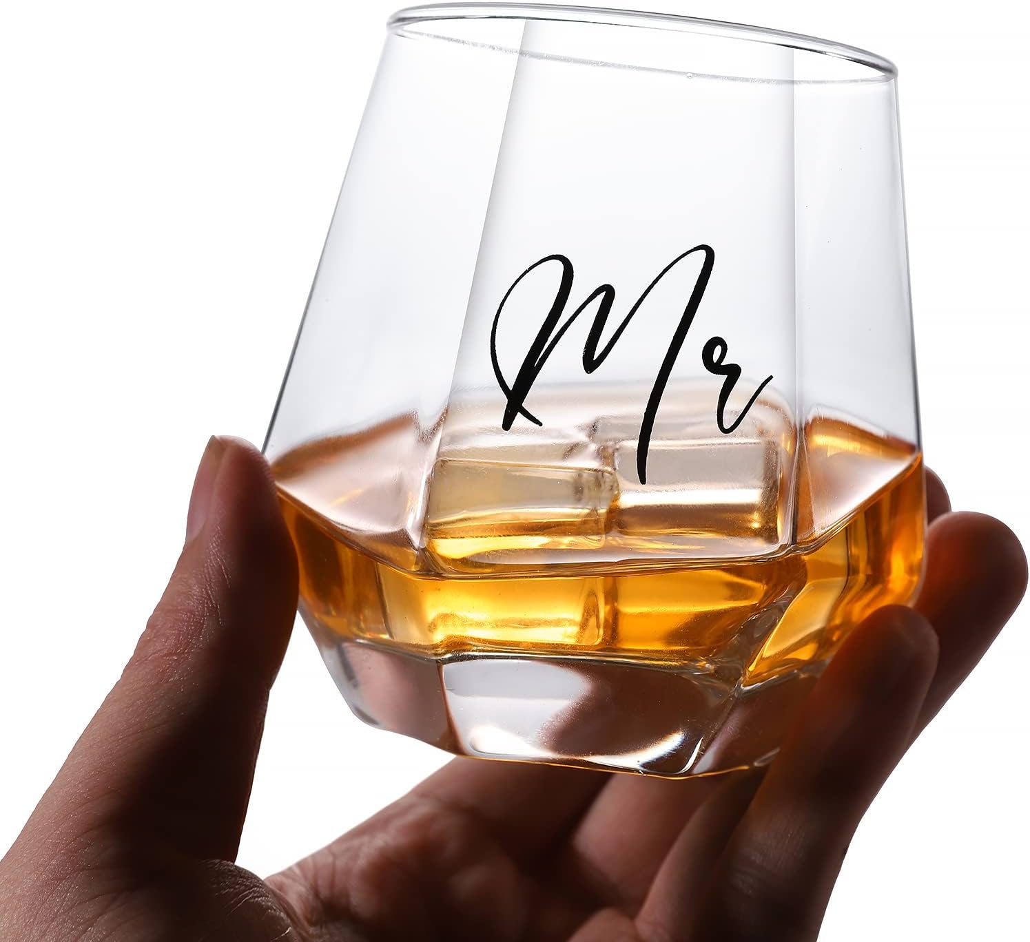 Mr and Mrs Wine Glasses Wedding Gifts for Bride and Groom-Gifts for Bridal Shower Engagement Wedding and Married Anniversary-His & Hers, Engagement Gift. - Image 3