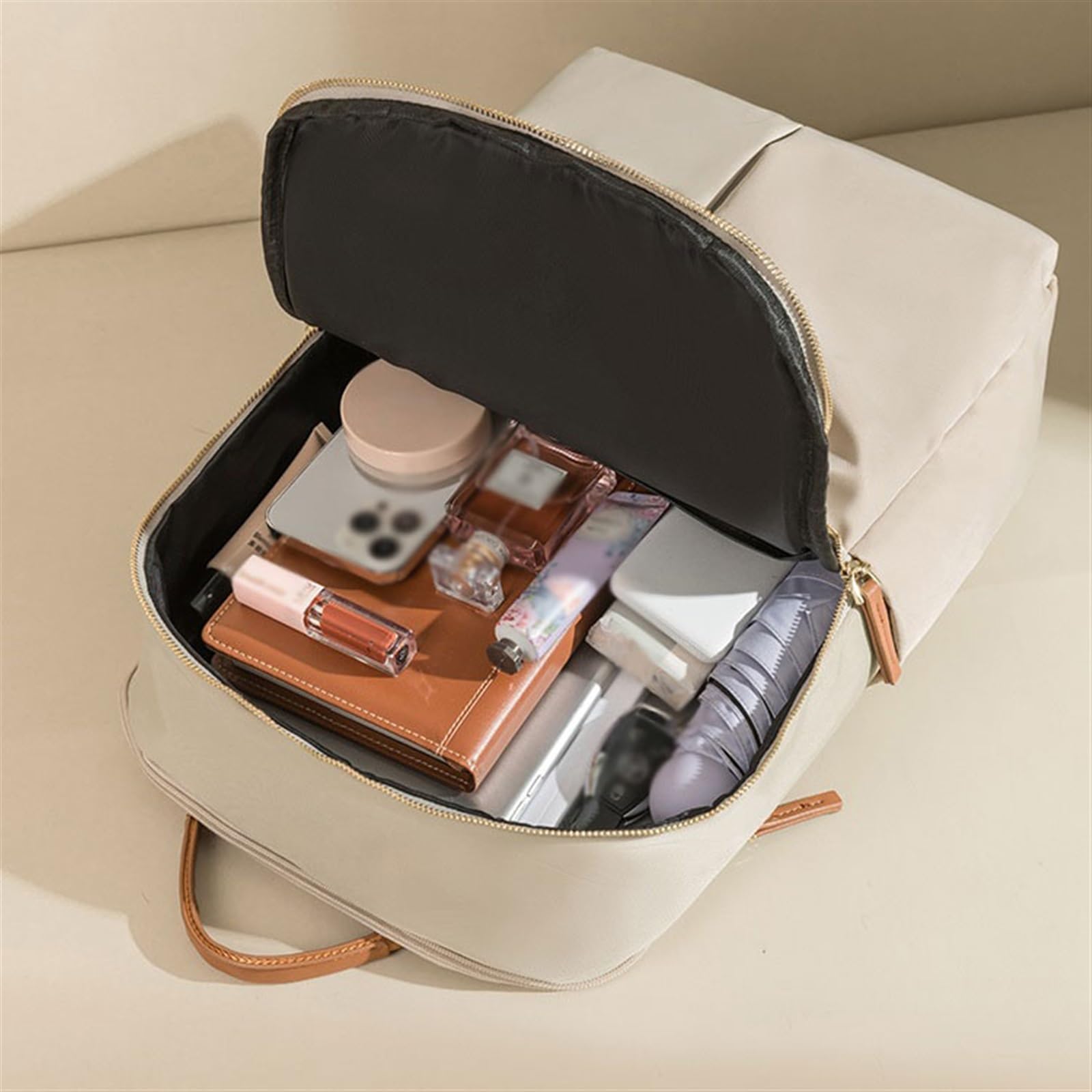 Funda Tableta Mochila for Ordenador portátil de 15,6 Pulgadas, Bolso Viaje Moderno for Viajes Negocios, Hombro Multifuncional Mochila portátil(Grey)