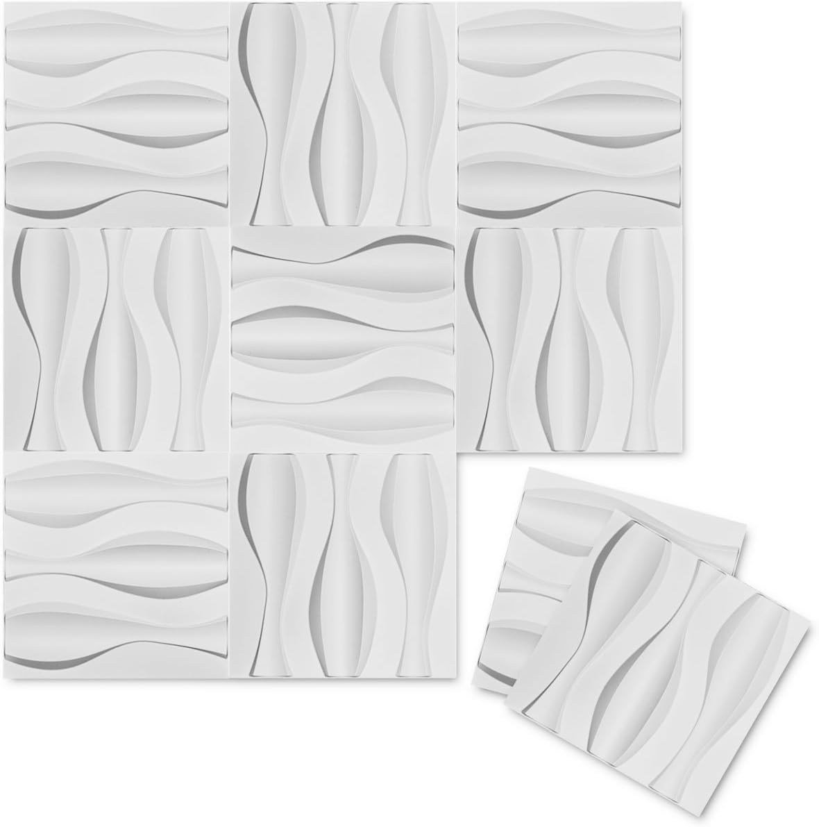 Gеt Chеар Prісе Ekena Millwork WP20X20TMWH-CASE-50 Thompson EnduraWall Decorative 3D Wall Panel, 19 5/8W x 19 5/8H, White, 50 Each