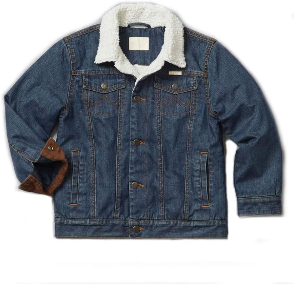 Wrangler Western Lined Jacket, Blanket Indigo, Small