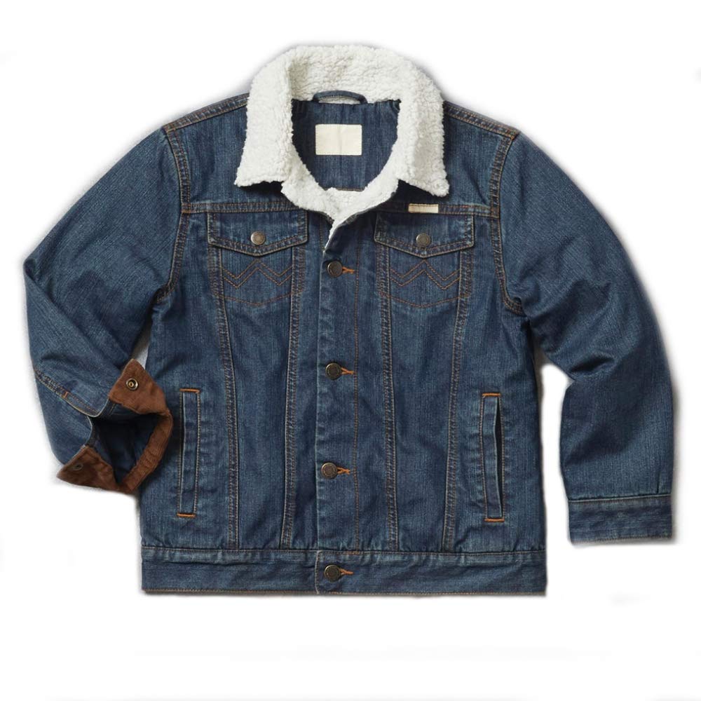 Wrangler Kurtka dżinsowa Chłopcy Dżinsowa Kurtka Z Podszewką
