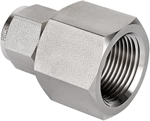 FITOK 316 SS 3/8 in Tube OD x 3/4 Female NPT Compression Tube Fitting