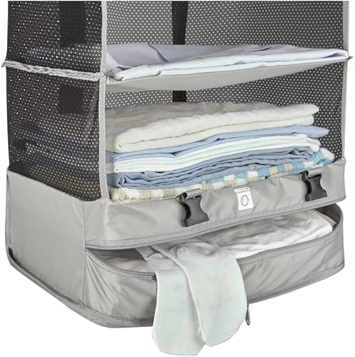 Miniatura 2 de Organizador de ahorro de espacio de viaje para maletas y equipajes un armario colgante portátil para facilitar el embalaje de la ropa y el sistema