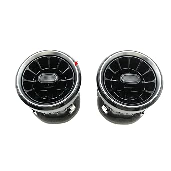 Car Front Dashboard Center A/C Air Conditioner Vent Outlet ,Compatible for Mazda 6 GH ,Compatible for Ford Mondeo F150 ,Compatible for BYD G3 for JAC M32pcs Silver