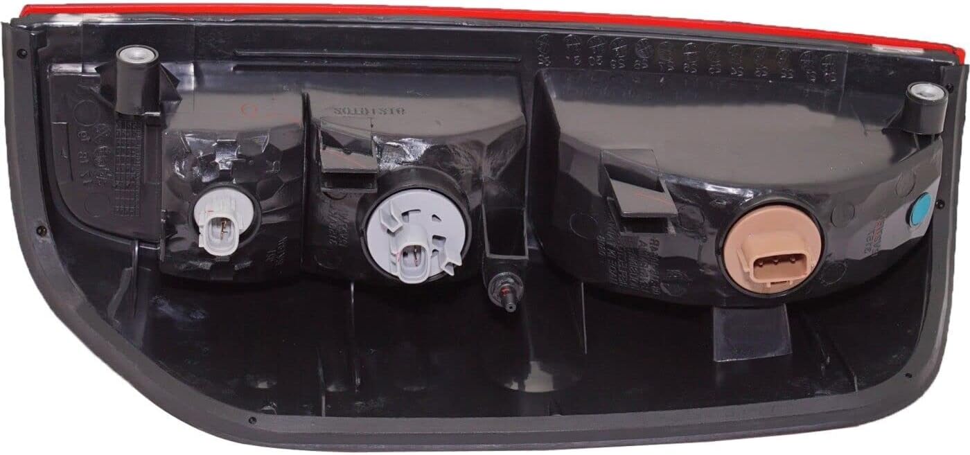 Tail Light Replacement For 2005 2006 2007 2008 2009 2010 2011 2012 2013 Nissan Frontier - Fits Driver Side of Frontier Tail Lights - Includes Lens, Housing, and Bulb