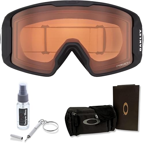 Miniatura 2 de Gafas de esquí Oakley Line Miner GRANDESMEDIANAS para hombre y mujer OO7070, OO7093 + paquete con set de correa y accesorios, bolsa de microfibra