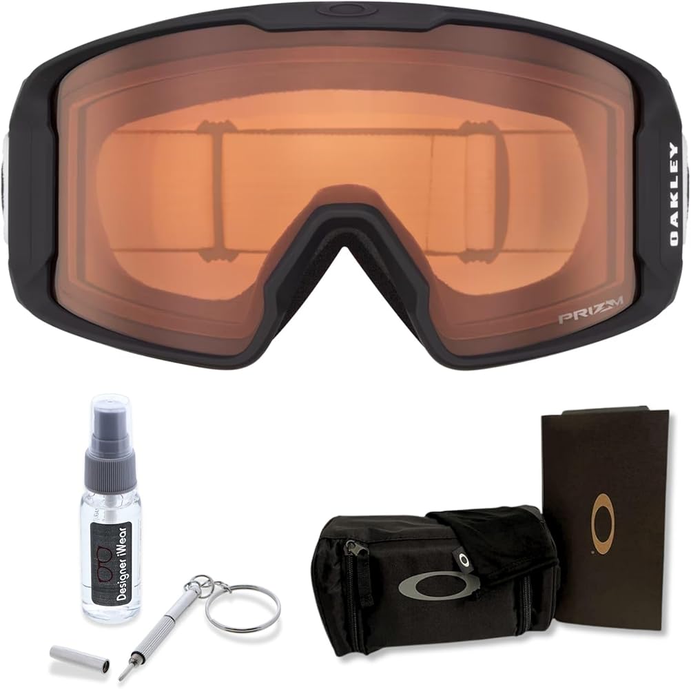Oakley Line Miner L OO7070 Matte Black w/ PRIZM Persimmon Ski