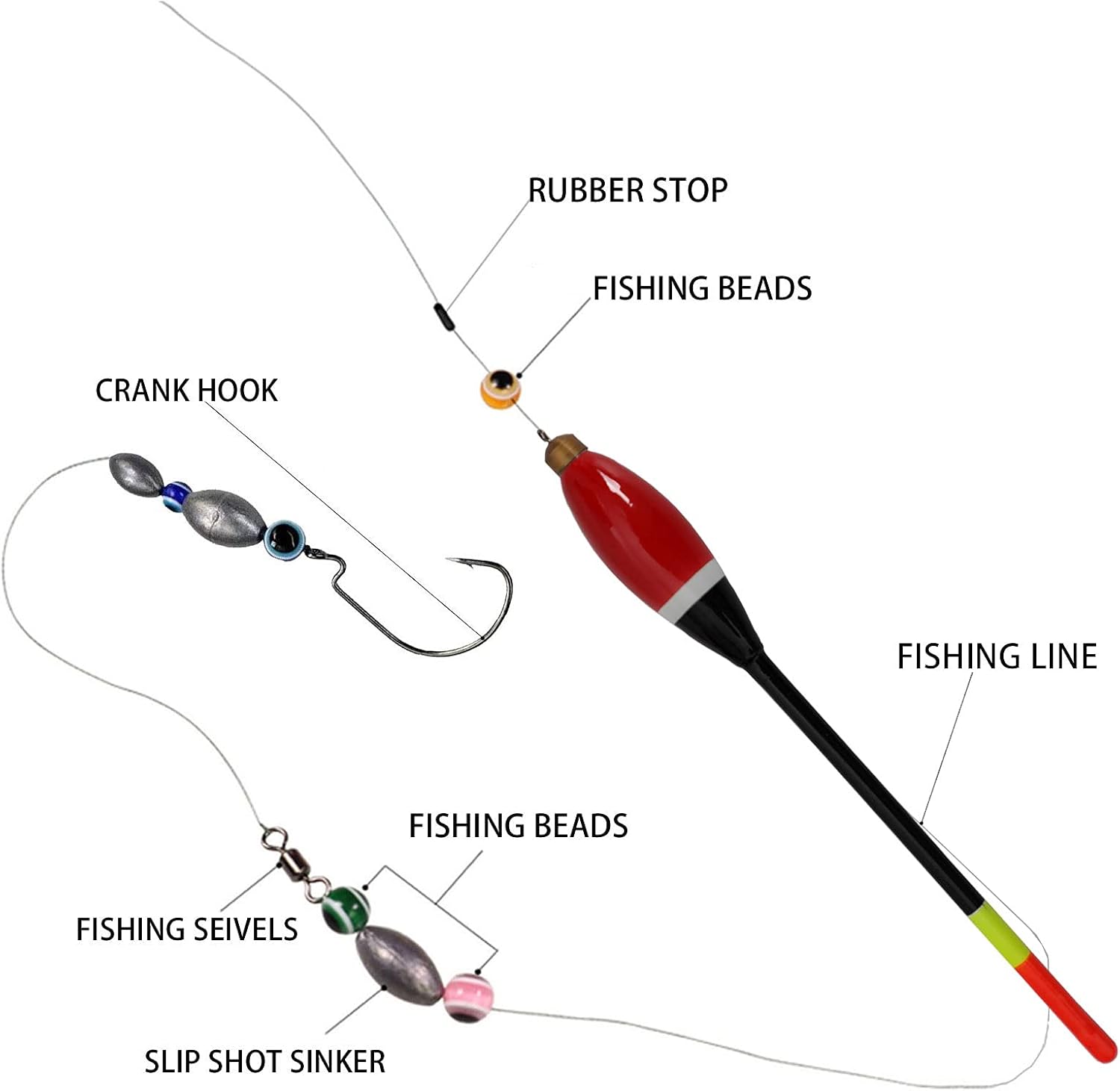 5 Pcs/Fishing Float Cork Wood Floating Float Bobbers Buoy Pesca 3+2g Balsa Floats Set Stopper Fishing Tackle Accessories