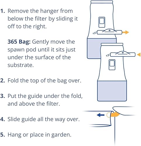 Miniatura 6 de ExHale Homegrown CO2 365 - Bolsa autoactivada para salas de cultivo y tiendas de campaña, ideal para salas de cultivo en interiores, CO2 para