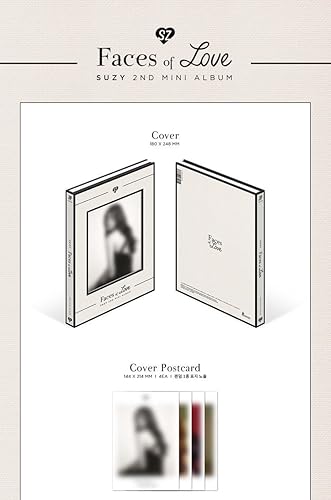 Miniatura 2 de MISS A SUZY FACES OF LOVE 2nd Mini Album CD+P.Book+Postcard+Lyrics+Card+Tracking Number K-POP