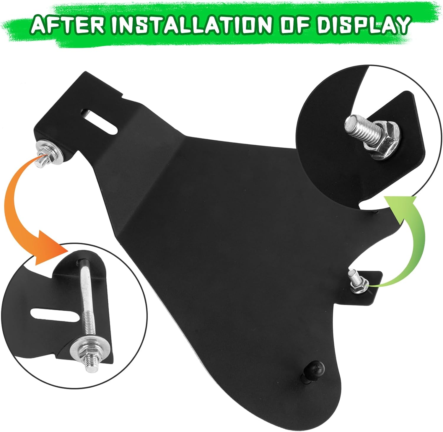PSLER Motorcycle Spring Solo Seat Base Pan Base Plate Support Holder Heavy Duty Steel Mounting Bracket Kit for Sportster XL 883 1200 Chopper Bobber Seats, Black