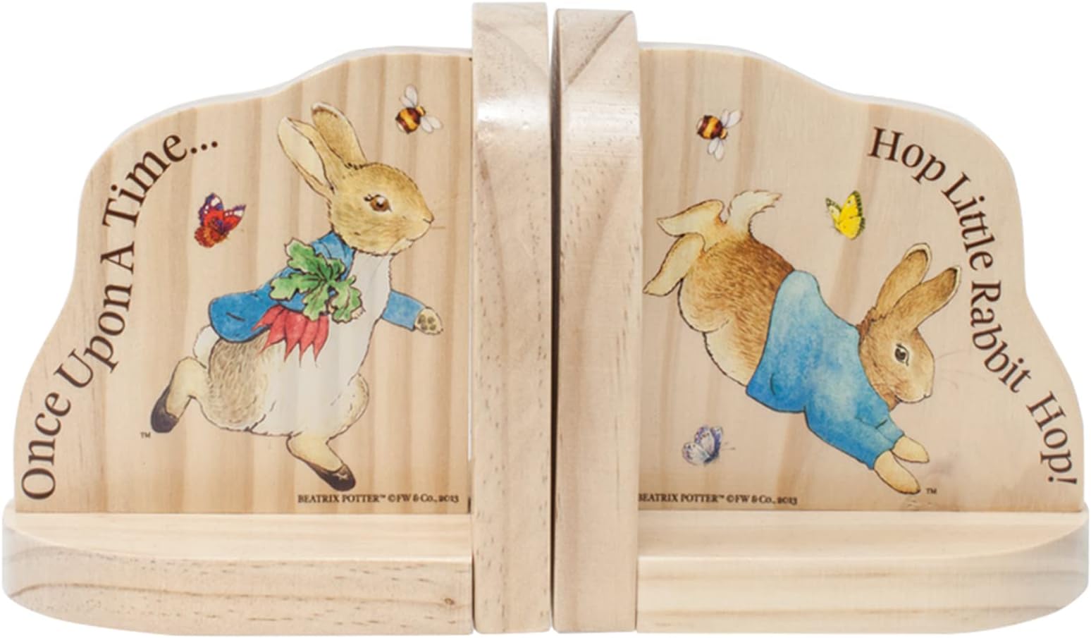 Official Beatrix Potter Peter Rabbit Bookends for Nursery for Babies and Toddlers