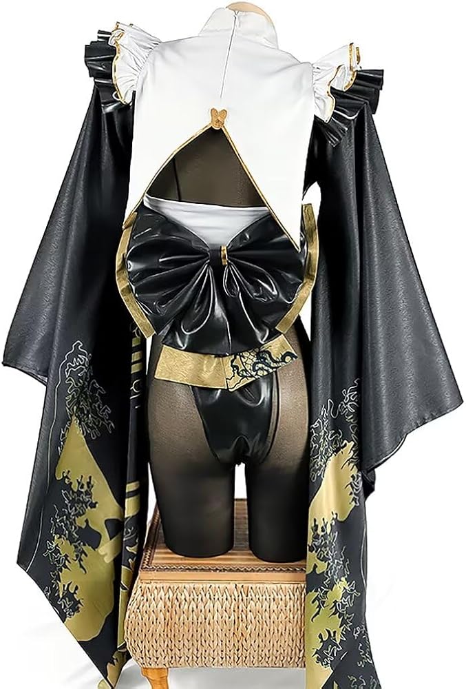 Amazon.co.jp: [エルフ森林] ブラン 着物 和服 コスプレ 衣装+ウィッグ