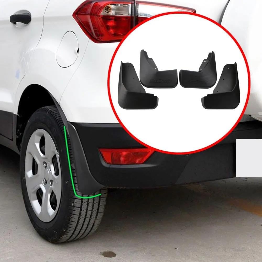 4Pcs Car Mudflaps Splash Guards Fornt Rear Fender Cover Car Accessories for Ford Ecosport 2013-2017 Wheel Protection