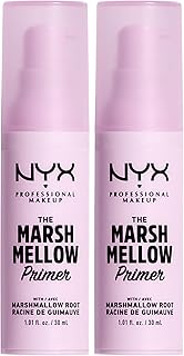 NYX PROFESSIONAL MAKEUP Marshmellow Smoothing Primer,Vegan Face Primer,10-In-1 Skin Benefits,(Pack of 2)