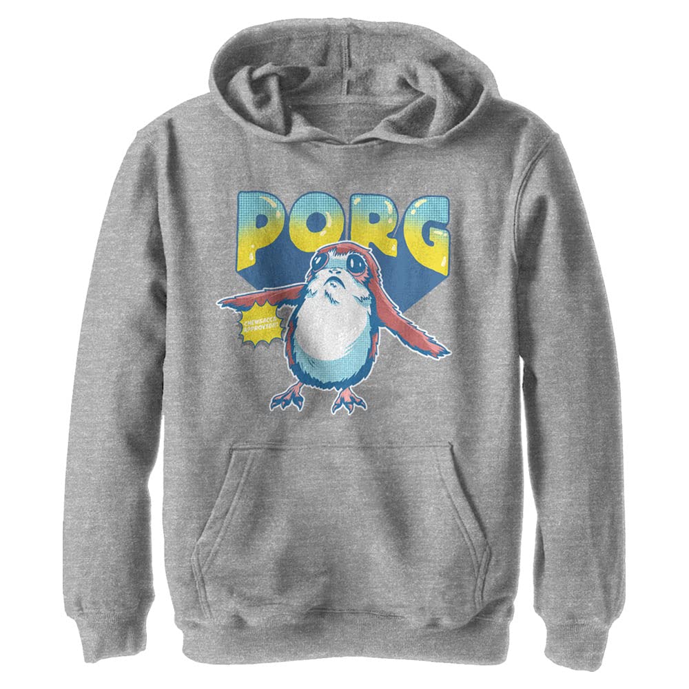 Sweatshirt à capuche Star Wars Porg garçon medium gris athlétique - 2