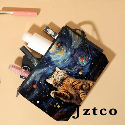 Miniatura 6 de Bolsa de viaje para mujeres, gatos, mamá, niñas, tía, hermana, bolsas para organización, bolsa de aseo portátil impermeable, regalos de Navidad,