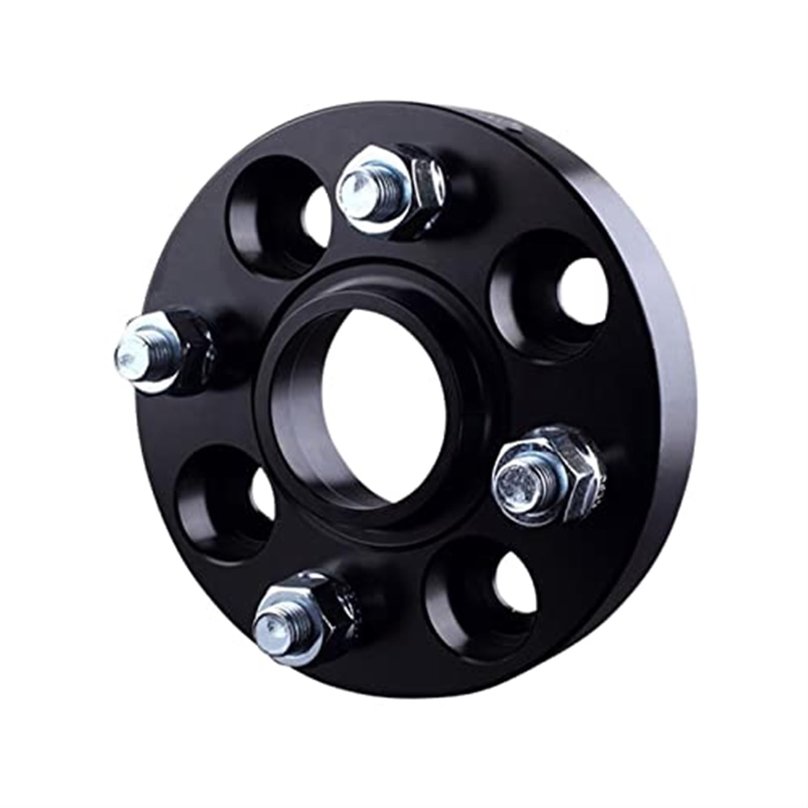 Dystanse kół 5x127 Hubcentric 71,5 mm Samochodowy aluminiowy adapter dystansowy koła, do Jeep, Wrangler Grand Cherokee Commander Separadores Dystans koła samochodowego(Black 1PCS 20MM)