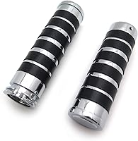 Vista 4 de HTTMT TRHB105B-1''- Agarres para manillar de motocicleta de 1 pulgada y 0.984 in compatibles con Kawasaki Vulcan 800 Classic Drifter/Magna 75/Harley