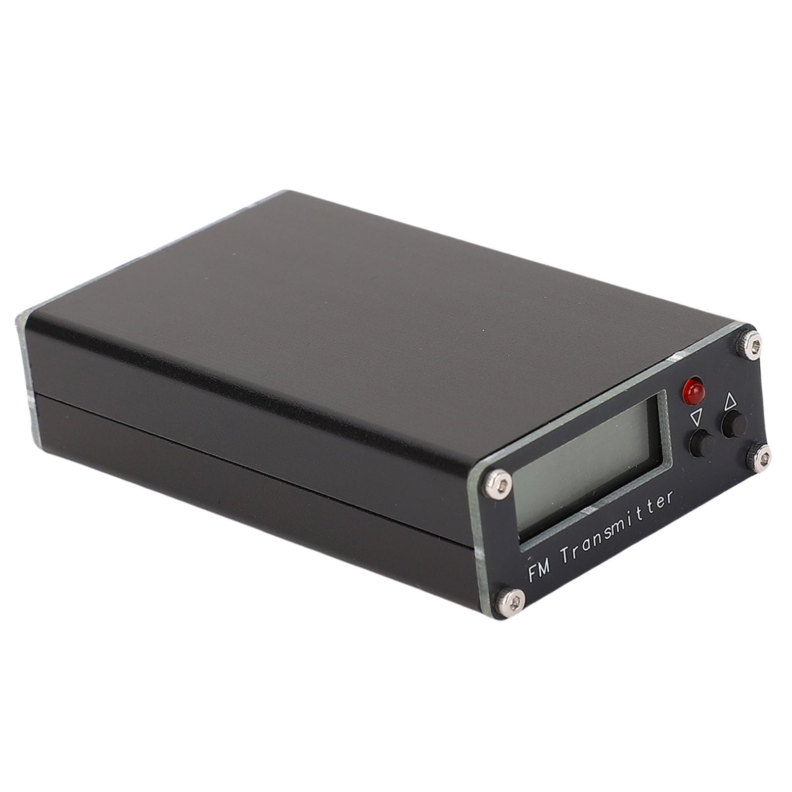 ASHATA FM Stereo Transmitter with Antennae Frequency 76-108MHz LCD Display, 2000m Range USB Type C Power for Drive in School Events