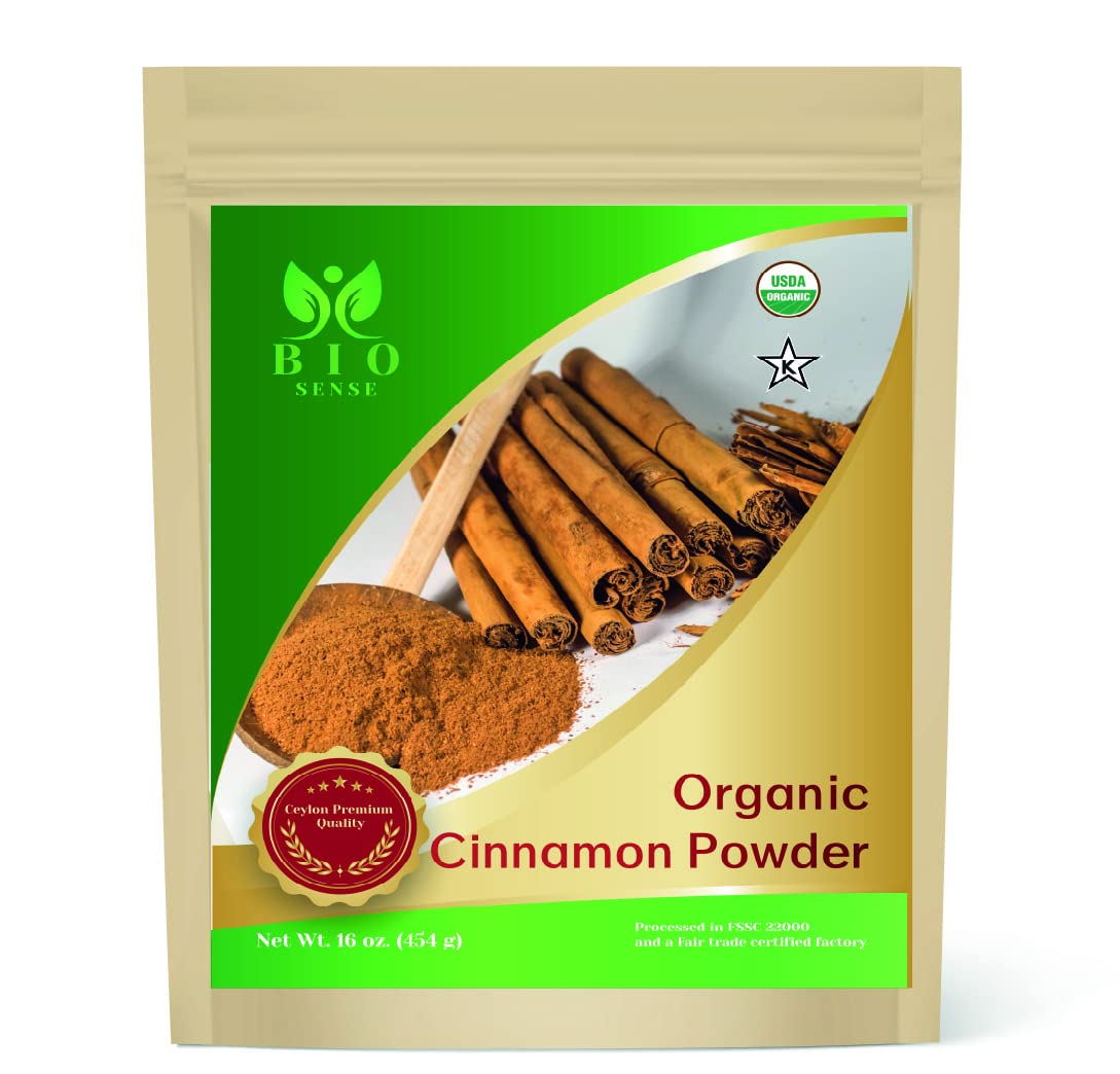 Organic Ceylon Cinnamon Powder 16 Ounces Certified Organic