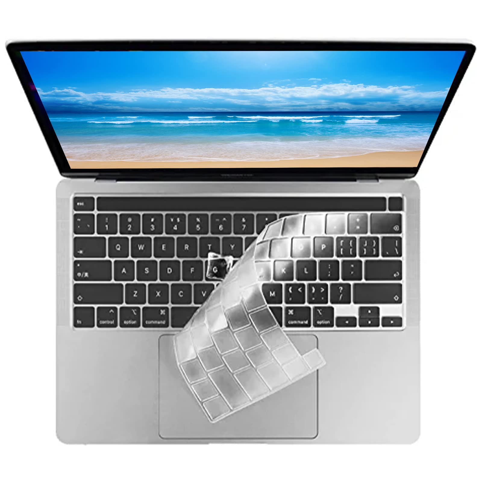 Clear Ultra Thin TPU Keyboard Cover for 2022 MacBook Pro 13
