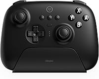 Vista 1 de 8Bitdo Ultimate Bluetooth Controller with Charging Dock, Bluetooth Controller Wireless Switch Controller for Switch and Windows(Black)