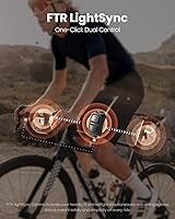 Vista 5 de Magicshine HORI1300S - Faro delantero para bicicleta, compatible con Garmin/Wahoo, 1300 lúmenes, luz delantera de haz alto y bajo, USB-C recargable