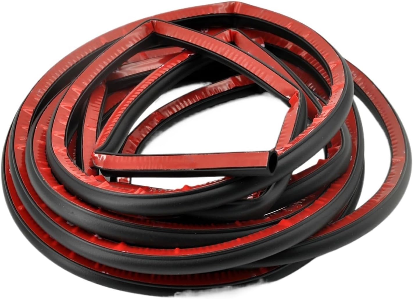Rubber Door Trunk Seal Strip Big D Type Car Universal Noise Insulation Dustproof Waterproof Seals For Auto SUV Pickup Van(5 metres)