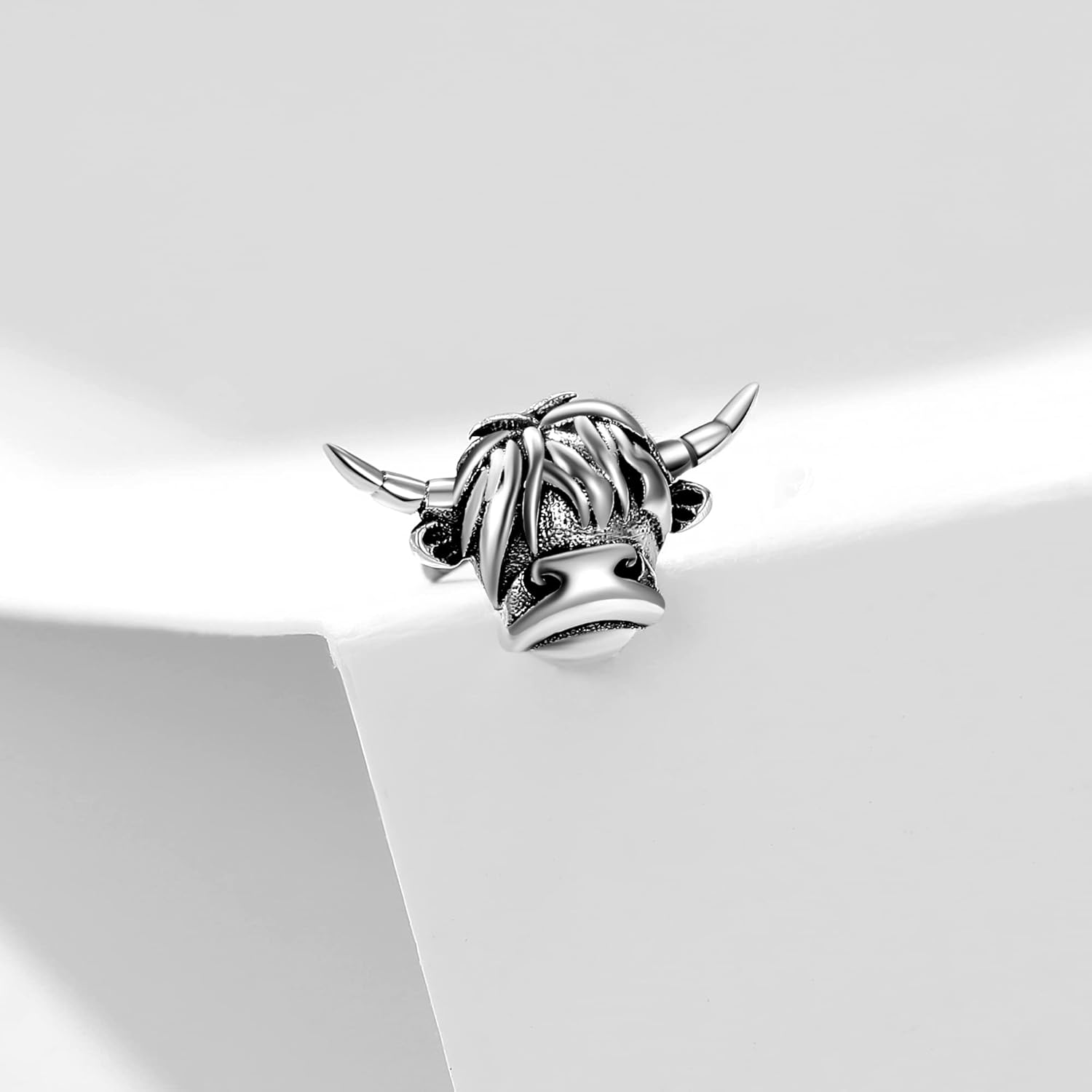 Highland Cow Stud Earrings S925 Sterling Silver Earring Highland Cow Jewelry Gift for Women