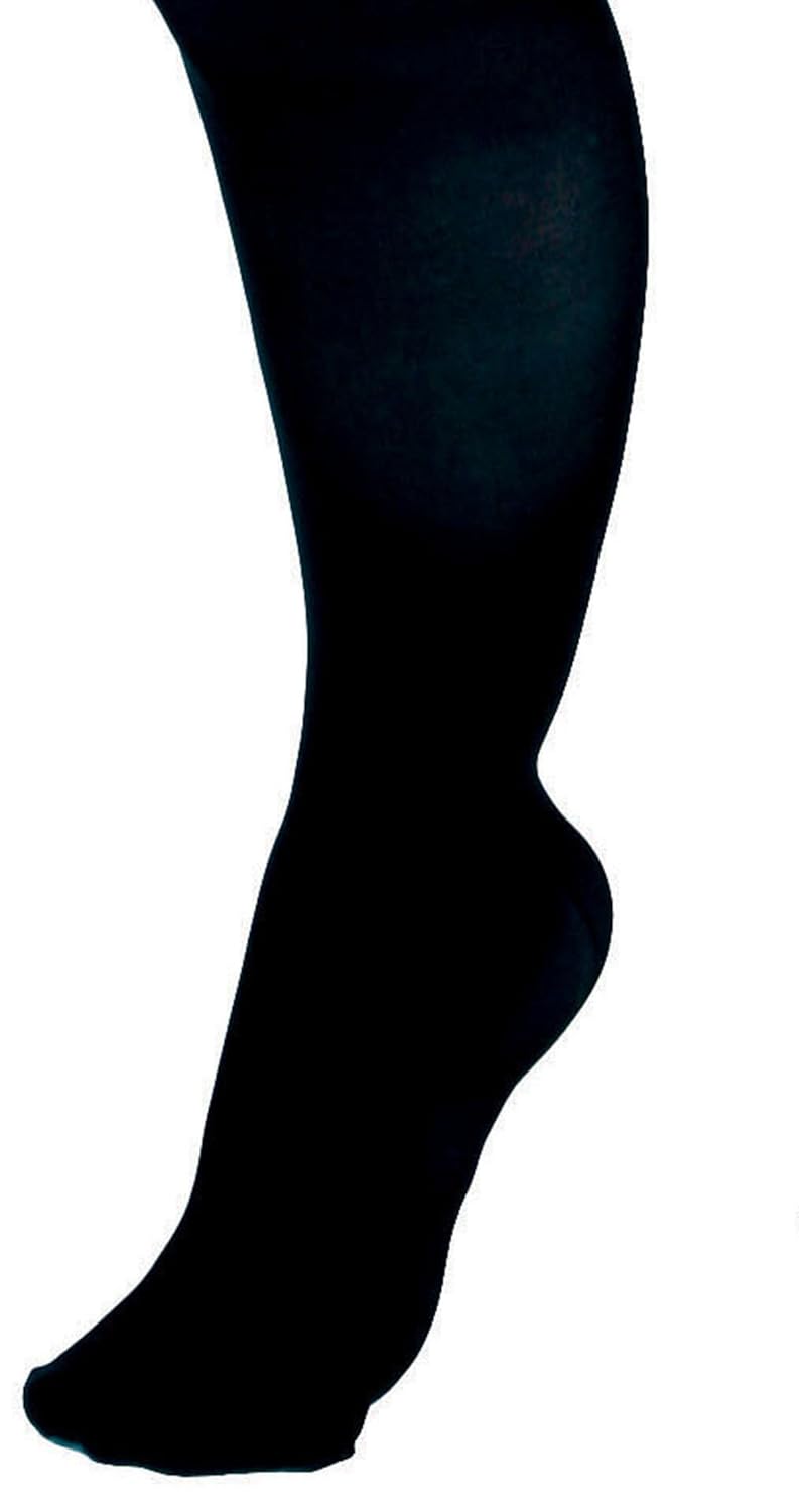 Medline CURAD Knee-High Compression Hosiery, 30-40 mm Hg, Black, Size B, Regular Length, 1 Pair