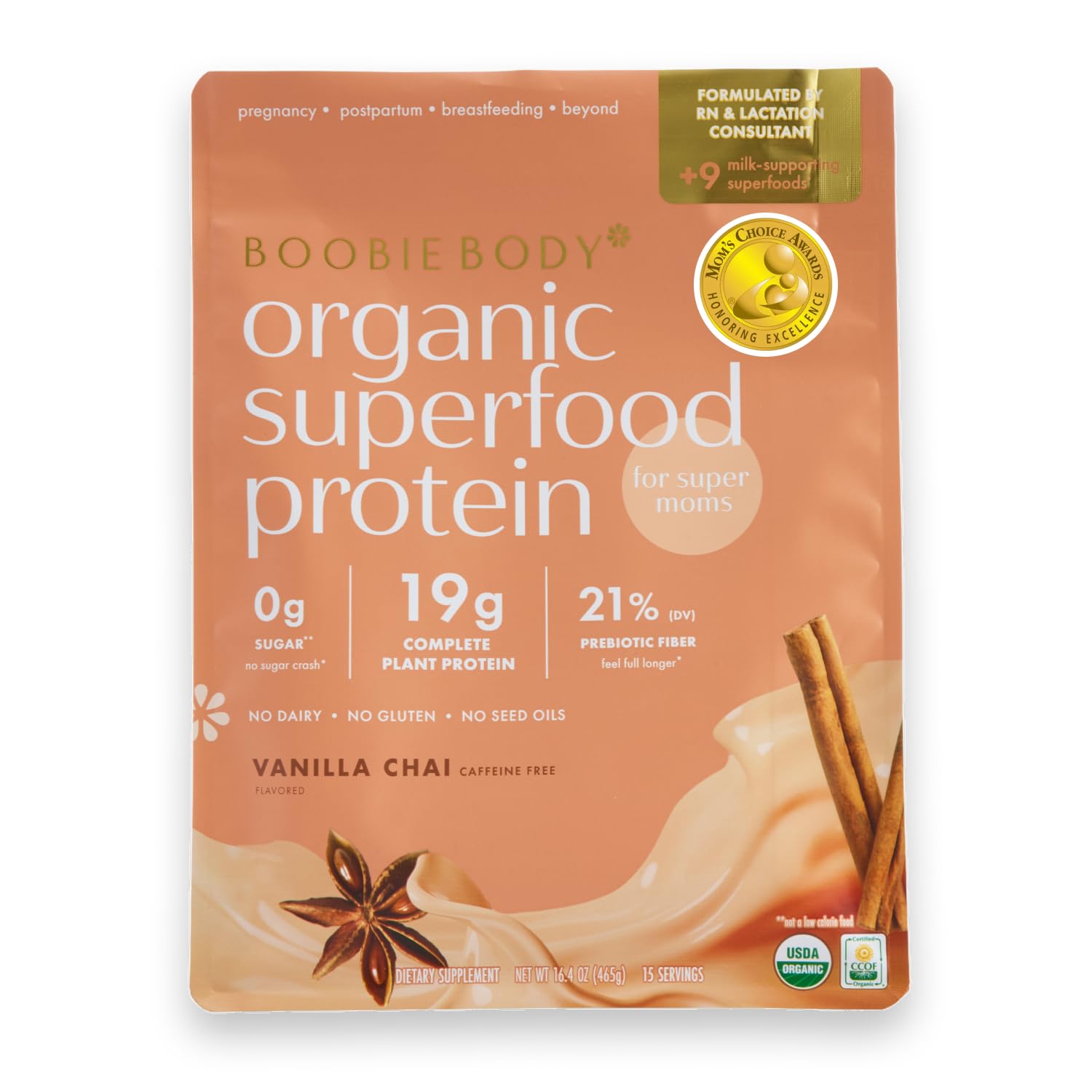 Boobie Body Pregnancy & Postpartum Protein Shake - Chocolate Bliss 15 Svgs — Amazon image 9