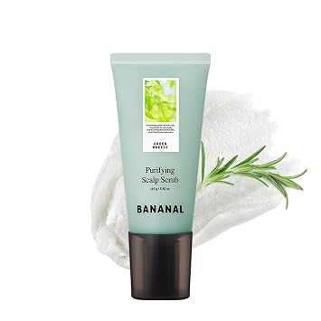 Salt-to-Foam Korean Scalp Exfoliating Hair Shampoo Niacinamide & Rosemary Infused Sea Salt Deep Cleanser for Buildup Removal Menthol Refreshing, Paraben/Silicone/Sulfate Free, 5.8 oz