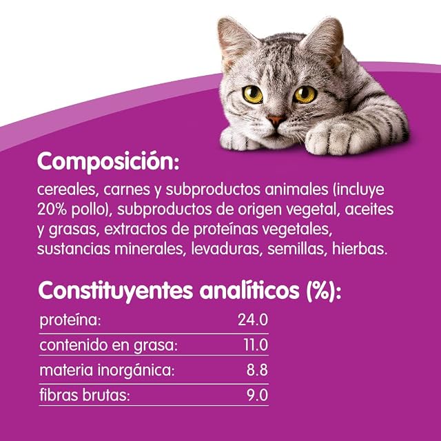 Foto 4 de 8 de Whiskas Dentabites Snacks para La Higiene Oral de Gatos (Pack de 8 x 40g)