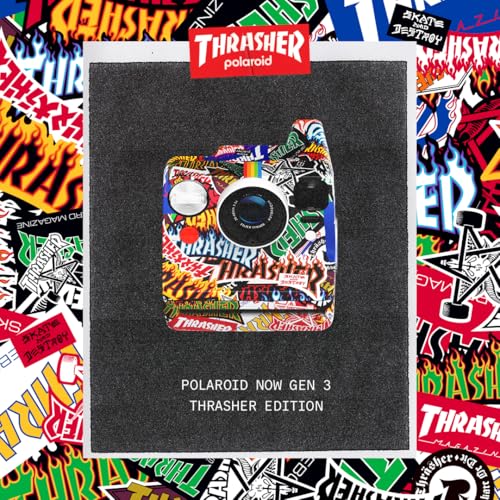 Image of Polaroid Now 3rd Generation I-Type Instant Film Camera - Thrasher Edition - Camera Only No Film (9187)