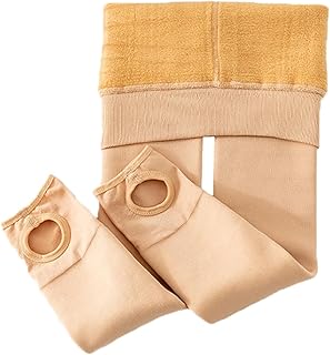 Medias Cálidas para Niña Termica Opacas Leggings Invierno Caliente Mallas Cómoda Pantimedias Alta Cintura Elástica Leotardos
