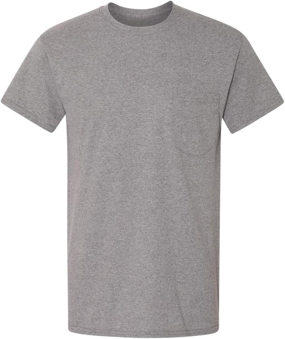 Joe's USA Men's Wholesale Heavy Cotton Pocket T-Shirt, Style 5300 in S-3XL