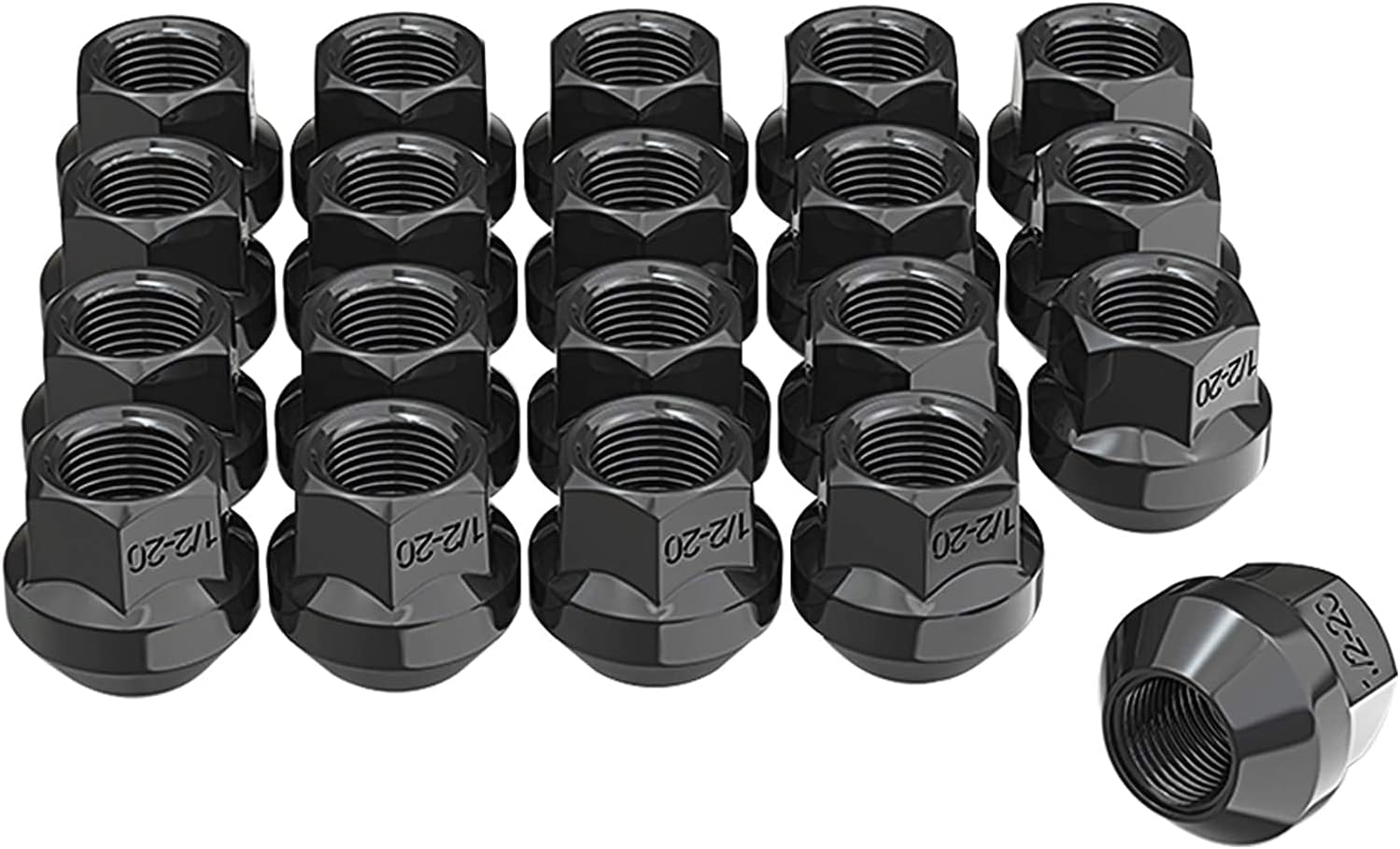 1/2 x 20 Lug Nuts 0.83" Tall
