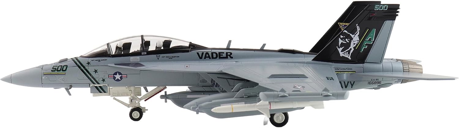 Hobby Master | 1:72 Scale Diecast Military Aircraft Replica | EA-18 Growler 166896, VAQ-209, US Navy, 2024 | Model HA5159