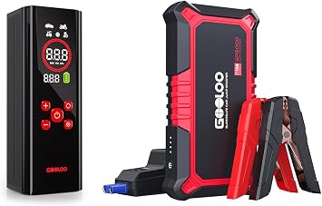 GOOLOO New GP2000 Jump Starter RedGOOLOO AP150 PRO Tire Inflator