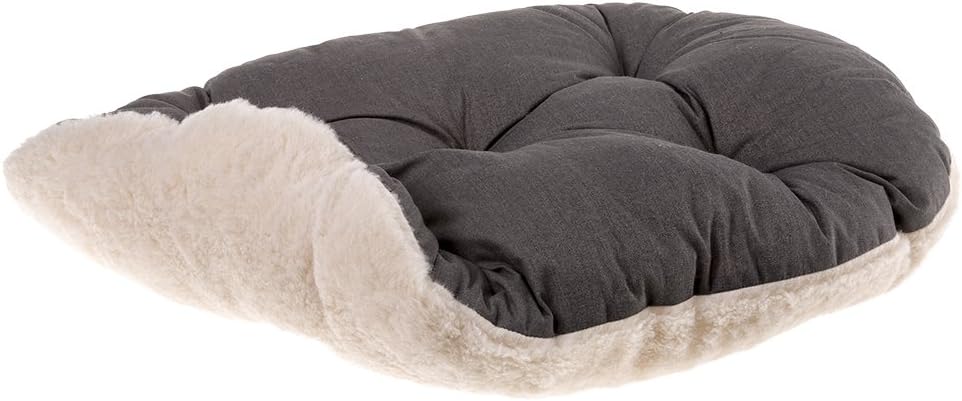 Ferplast Dog Bed Large Dog Cushion Washable Pet Mattress in Cotton with Soft Padding, 85 x 55 cm. Brown, 85 x 55 x 5 cm (L x W x H) - Image 3