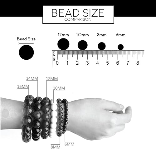 Miniatura 4 de Unisex Adulto Karungali Seis Mm Bead Tamaño Mala, Madera, No es una piedra preciosa