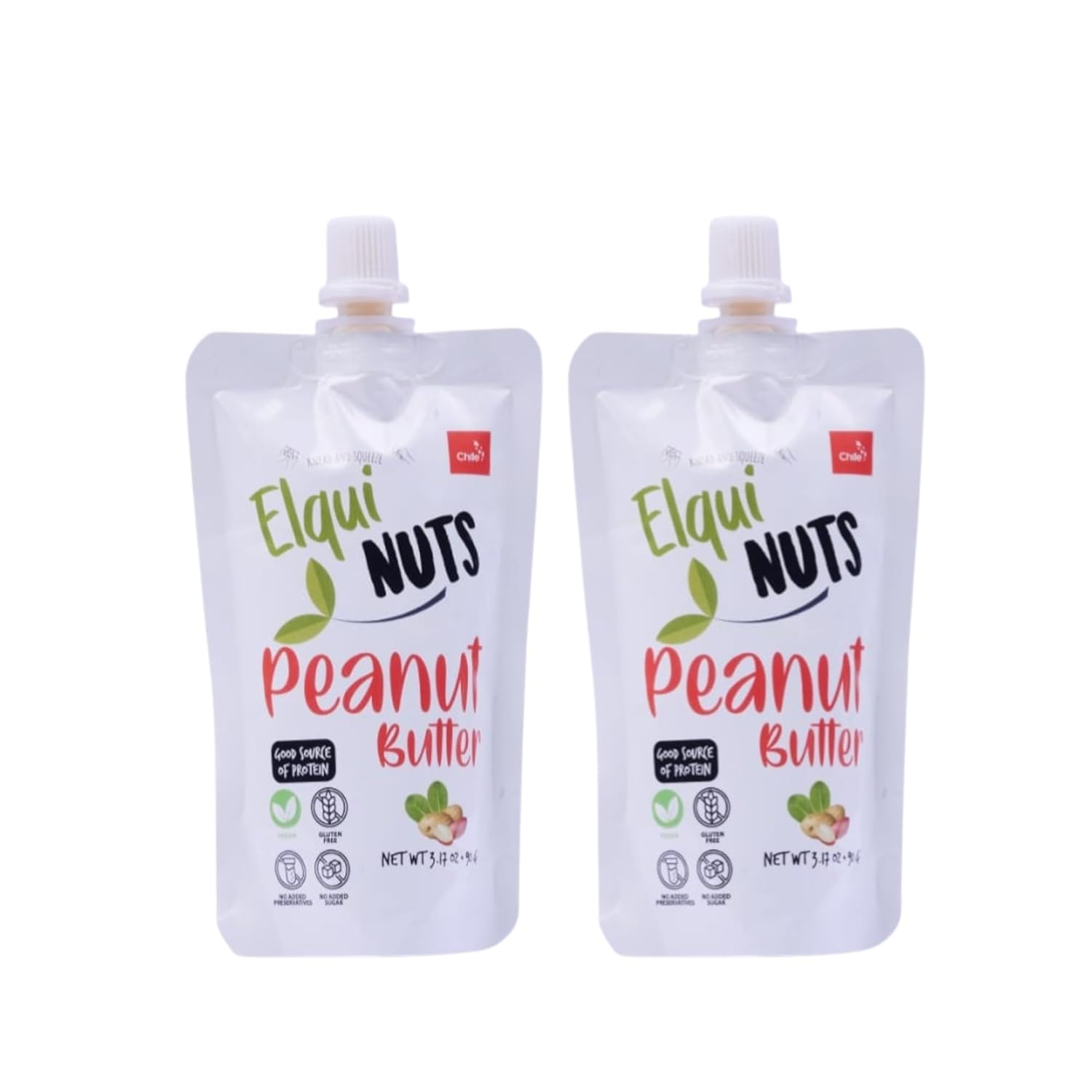 Mantequilla de Maní Elqui Nuts - 3.17 Oz (Pack de 2)