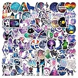 Galaxy Style Aufkleber 100 Stück Harajuku Sternbild Tier Aufkleber Vinyl Sticker Decals Laptop Auto Motorrad Fahrrad Telefon Gepäck Wasserflaschen Skateboard AufkleberGraffiti für Kinder Teen
