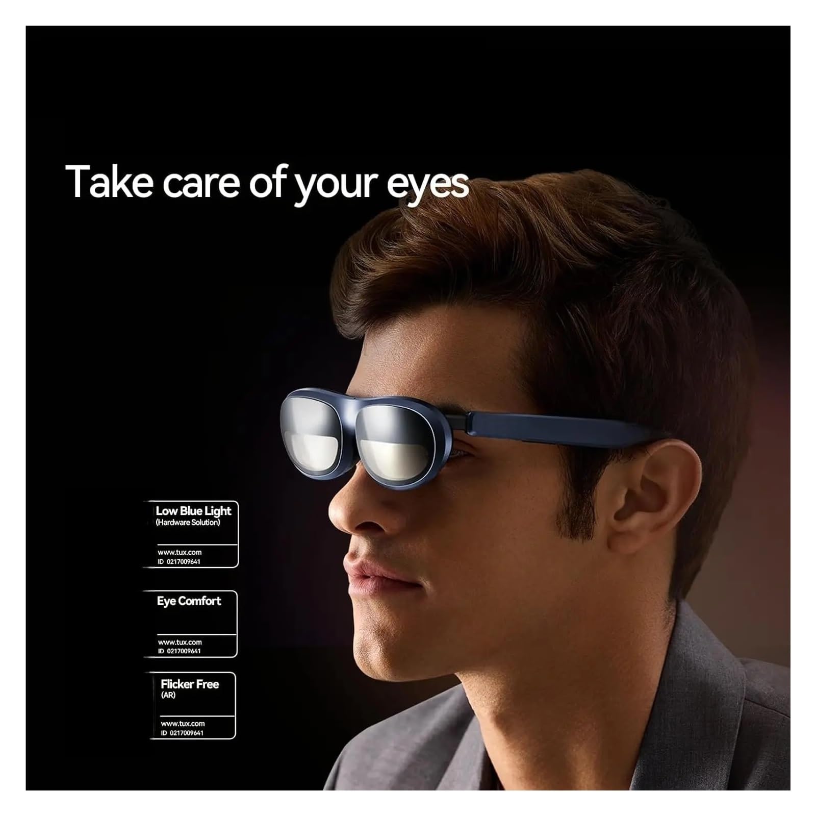 Compatible For Rokid AR Joy Pack AR Glasses, Smart Glasses Max With Station, 360" Micro-OLED Display, Google Play, Media Streaming