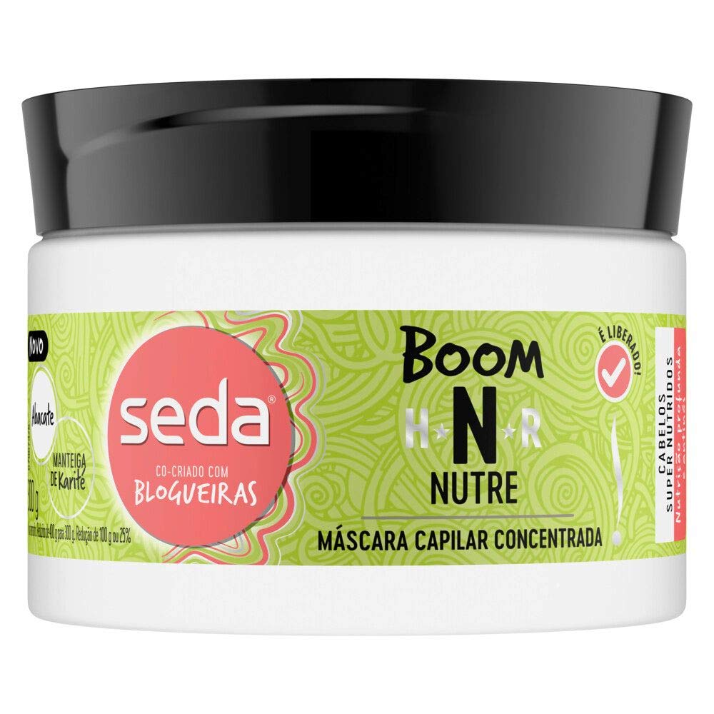 Seda Linha Boom Mascara Capilar Nutre 300 Gr (Boom
