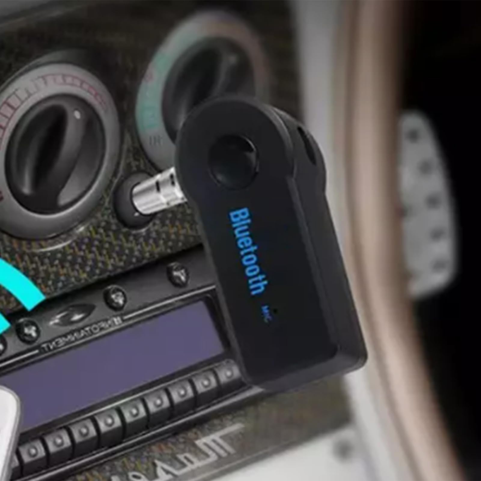 Ricevitore wireless per auto, da 3,5 mm, adattatore wireless Aux a adattatore, lettore MP3, lettore musicale, elettronica per auto per donne e uomini