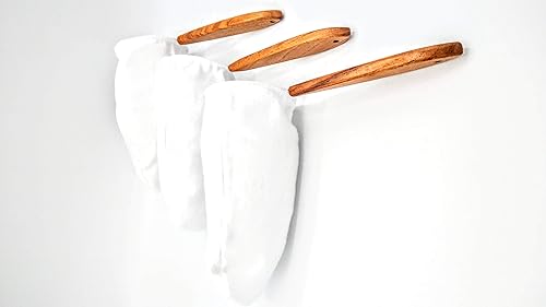 Miniatura 2 de ticoland Colador Bolsa franela Filtro de paño reutilizable con mango de madera Calcetín de café Costa Rica Handmade colador- 3Pack tamaños 2Medio